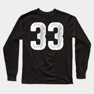 Rough Number 33 Long Sleeve T-Shirt